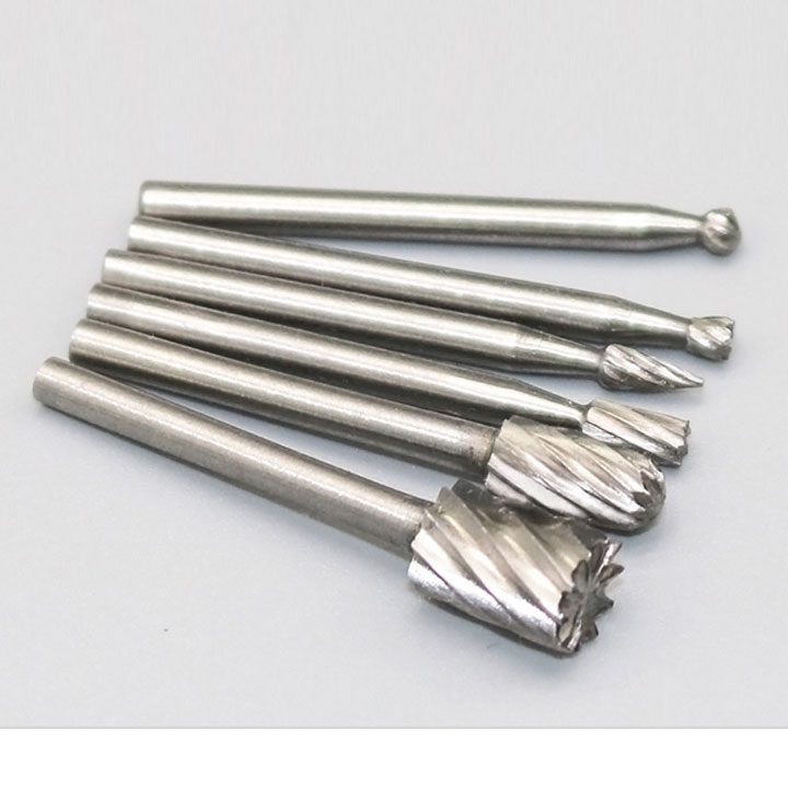 Combo 6 Mũi Khoan, Khắc, Mài HSS Trục 3.17mm Đa Năng