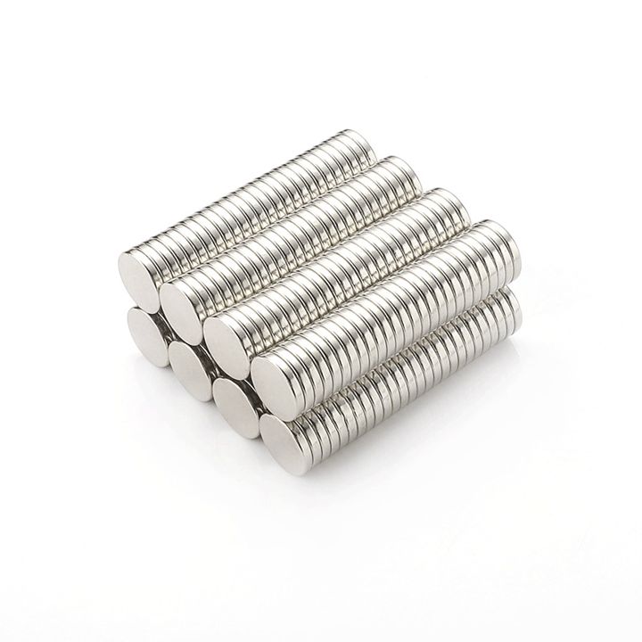 Combo 20 Nam Châm Đất Hiếm Loại Tròn 8x5mm Mạ Niken Lực Từ N35 Cực Mạnh