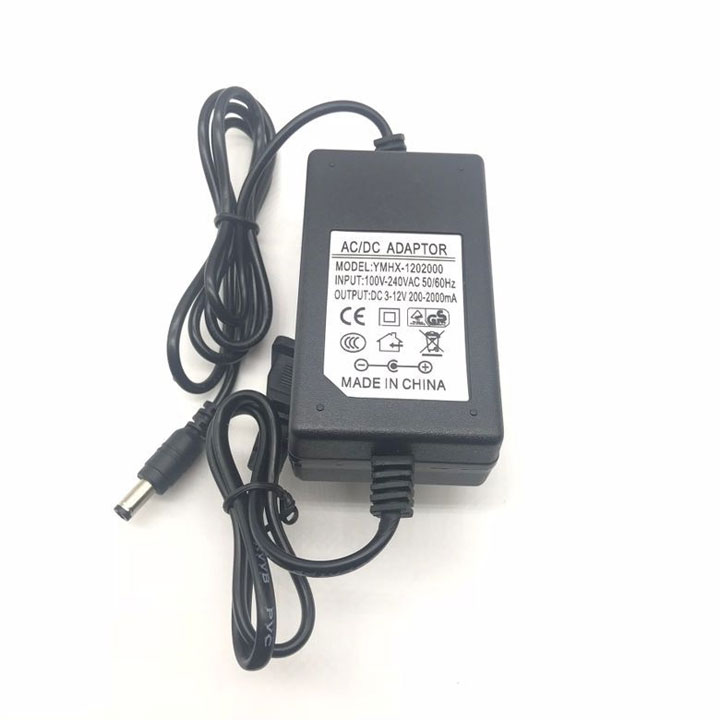 Nguồn Adapter Điều Chỉnh Điện Áp 3-12V Hiển Thị Điện Áp