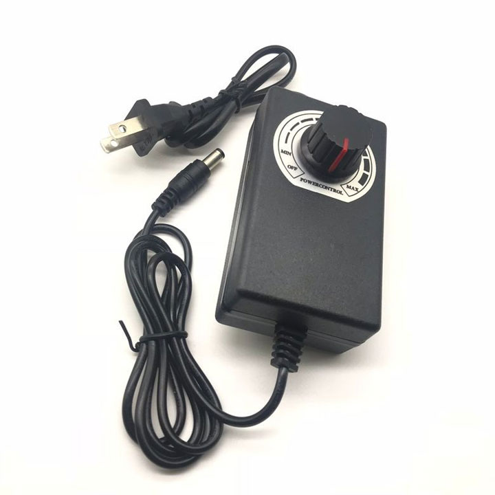 Nguồn Adapter Điều Chỉnh Điện Áp 3-12V Hiển Thị Điện Áp