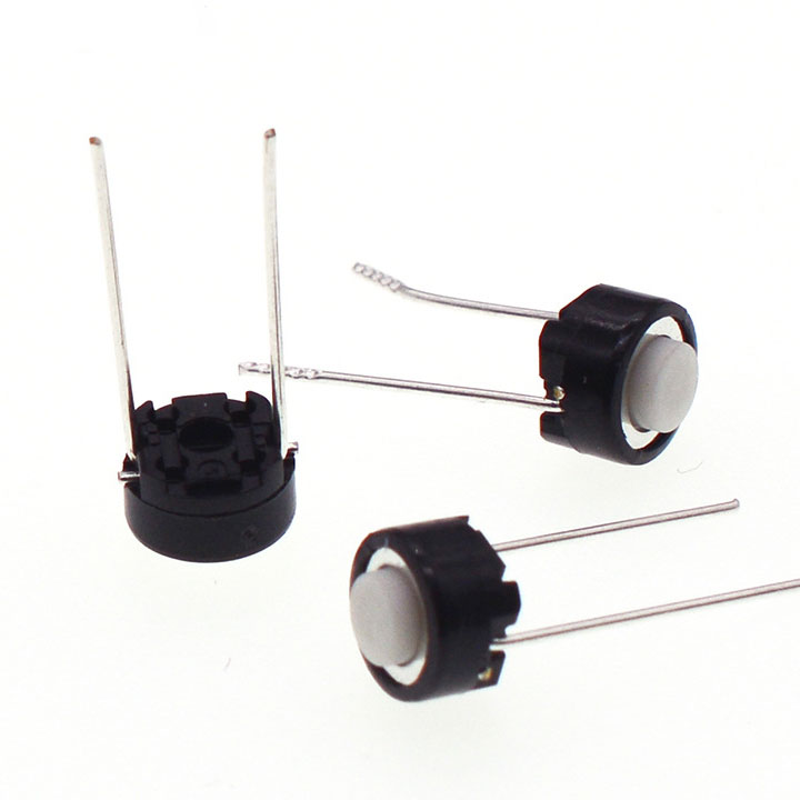 Nút Nhấn 2 Chân - Trắng (K2C10)