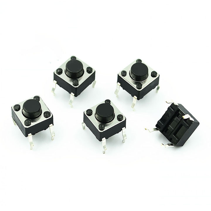 Combo 10 Nút Nhấn 4 Chân 6x6x5mm
