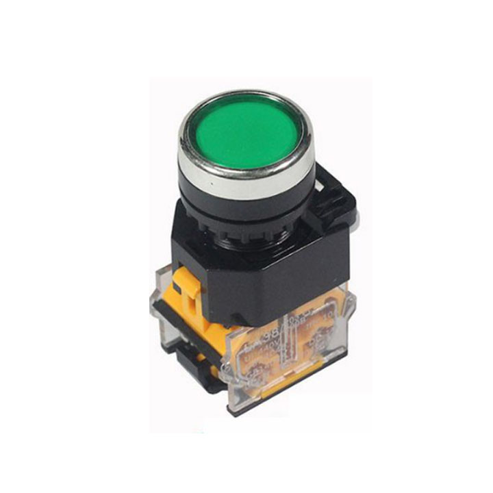 Nút Nhấn Đề Giữ Không Đèn LA38-380V 10A  2 Tiếp Điểm Thường Đóng