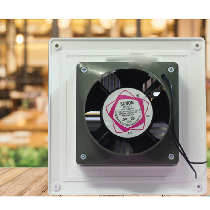 Quạt Hút Mùi Gắn Tường 220V Kích Thước 20x20x8cm