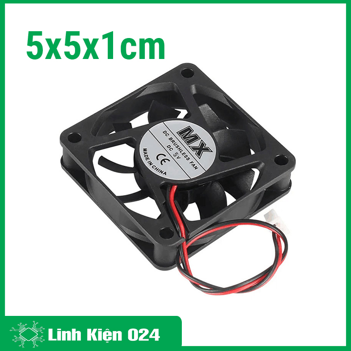 Quạt Tản Nhiệt Brushless 5010 5V 5x5x1cm