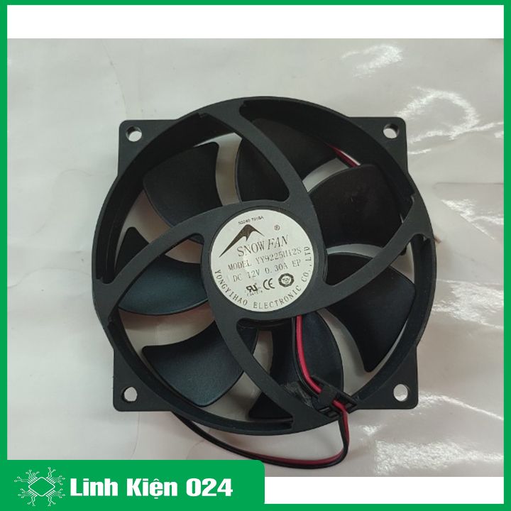 Quạt Tản Nhiệt Tròn 12V 0.3A Kích Thước