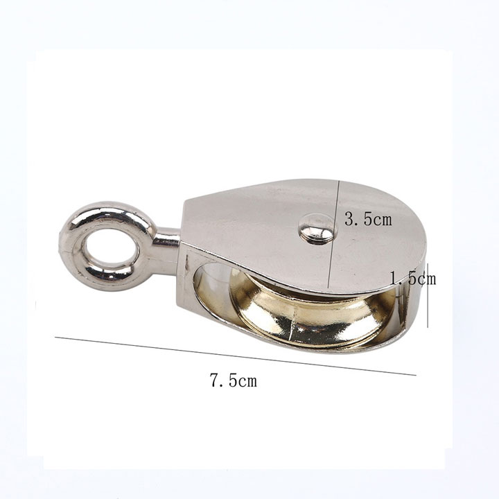 Ròng Rọc Treo Có Thể Trượt Được Con Lăn Đồng