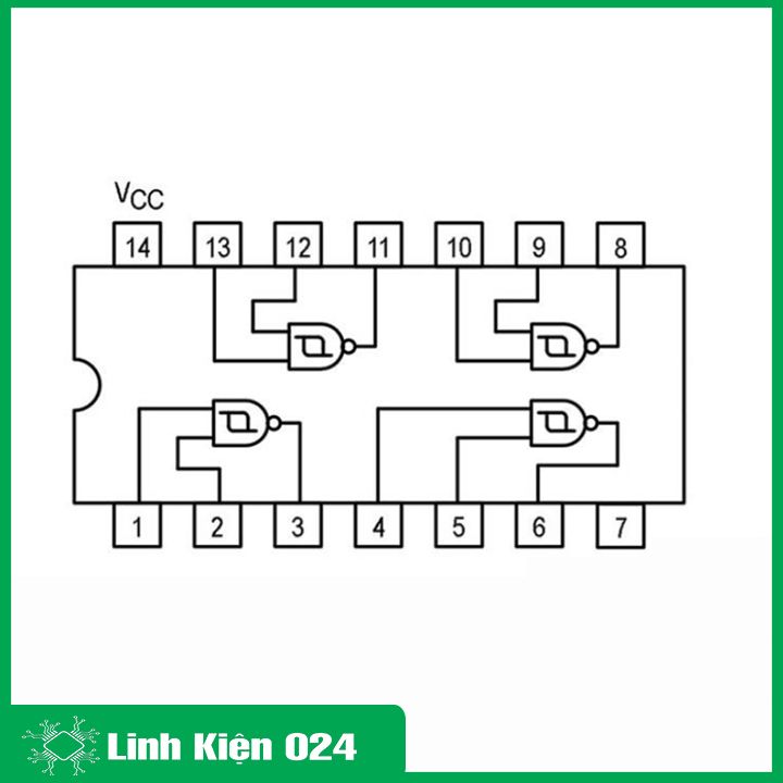 IC CD4093 DIP14/SOP14