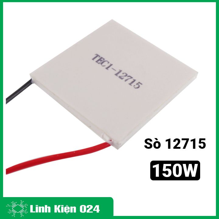 Sò Nóng Lạnh 40x40mm 12715-150W ( Tặng Keo Tản Nhiệt Và 1 Miếng Lót Sò Nóng Lạnh