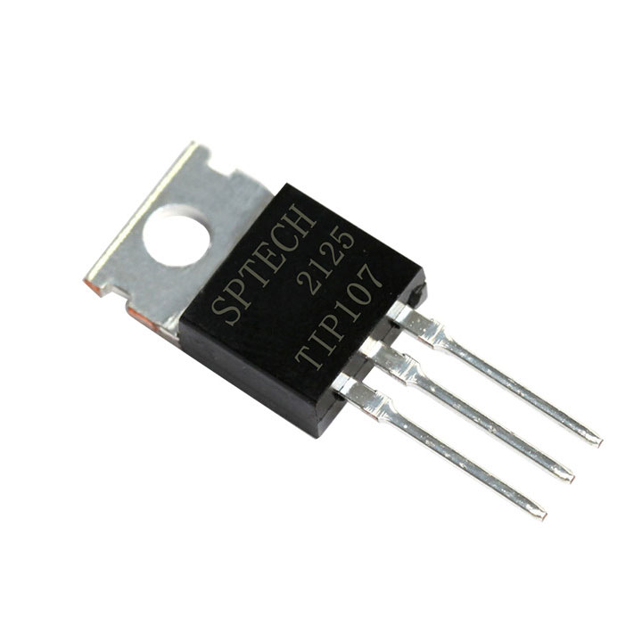 TIP107 TO-220 PNP 100V 8A 80W Darlington Transistor (K9E3)