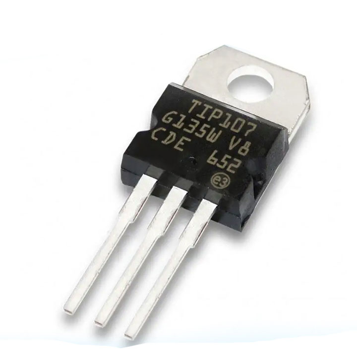 TIP107 TO-220 PNP 100V 8A 80W Darlington Transistor (K9E3)