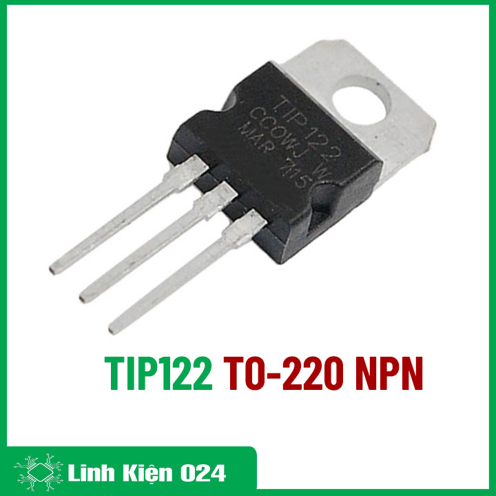TIP122 TO-220 NPN 100V/5A/65W Darlington Transistor (K9E2)