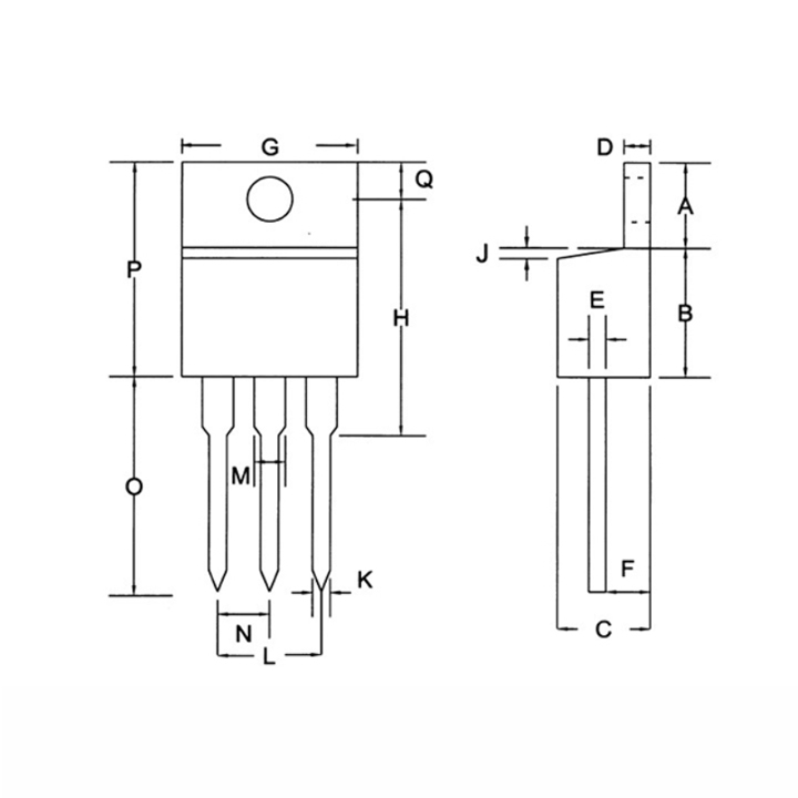 TIP32C TO-220 100V 3A 40W Darlington Transistor (K9E4)