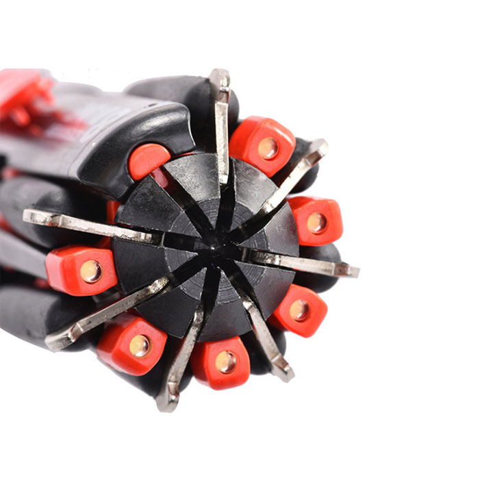 Bộ Tô Vít 8 Trong 1 Có Đèn Pin Chưa Bao Gồm Pin