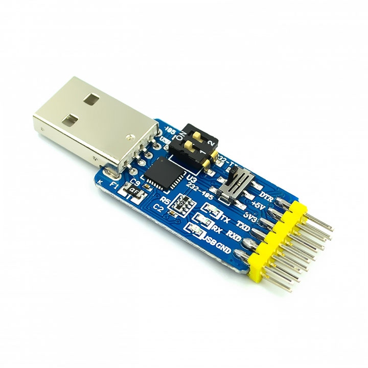 USB Giao Tiếp Từ Com CP2102 Sang TTL RS232/485 3V3 / 5V V2 (K3B2)