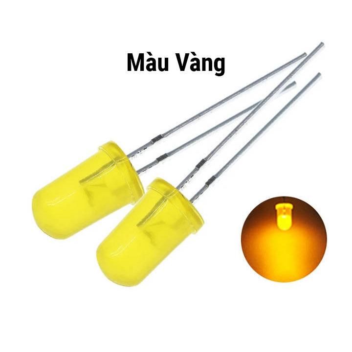 Led Phủ Màu 5mm - Gói 10 Con