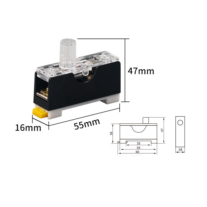 Vỏ Cầu Chì Ống FS-10 6x30mm