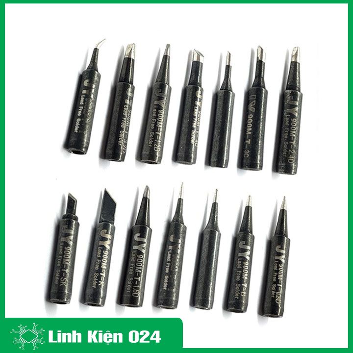 Mũi Hàn 900M Cho Máy Hàn 936/937 906 908 Loại Zin Màu Đen