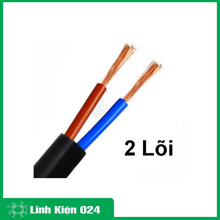 Dây Điện Đen Tròn 0.3M 2 - 3 - 4 Lõi 0.3MM Chất Liệu Dây Đồng 100% Dây Điện Loại Tốt