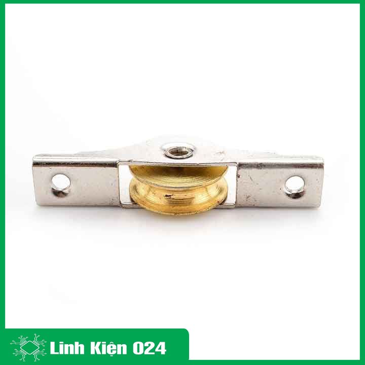 Bánh Xe Ròng Rọc, Con Lăn Trượt Cửa Tủ, Cửa Nhà ,Cửa Lùa Bằng Đồng Nguyên Chất