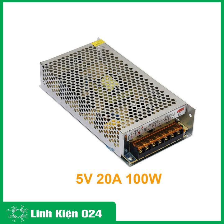 Nguồn Tổ Ong 5V 20A - Nguồn Tổng Led Quảng Cáo