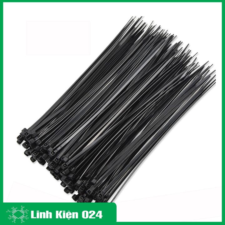 Gói 1000PCS Dây Thít Đen 3X150mm