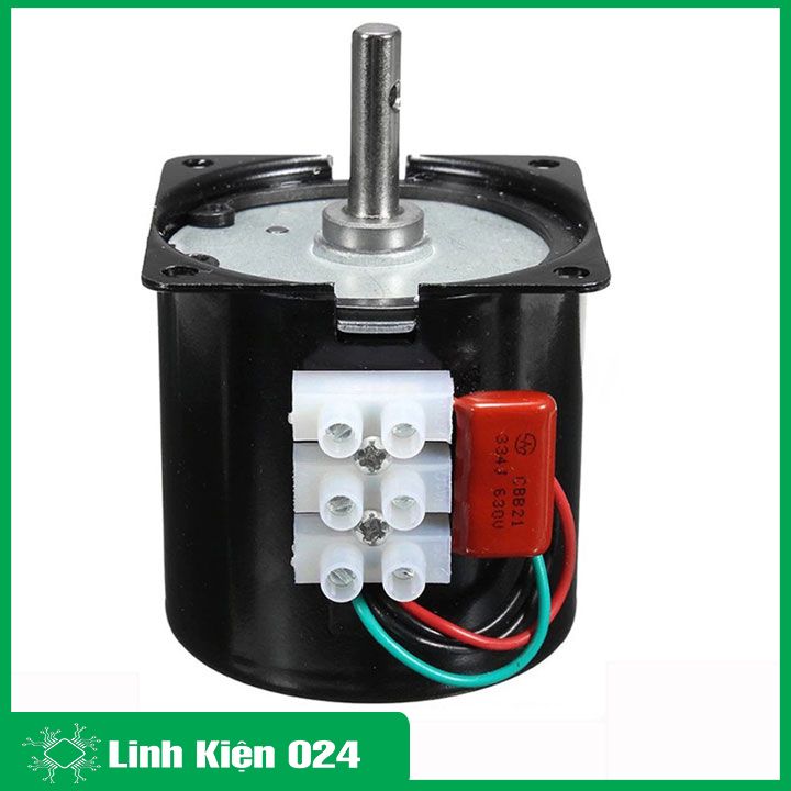 ĐỘNG CƠ GIẢM TỐC 220VAC 60KTYZ TRỤC 7MM