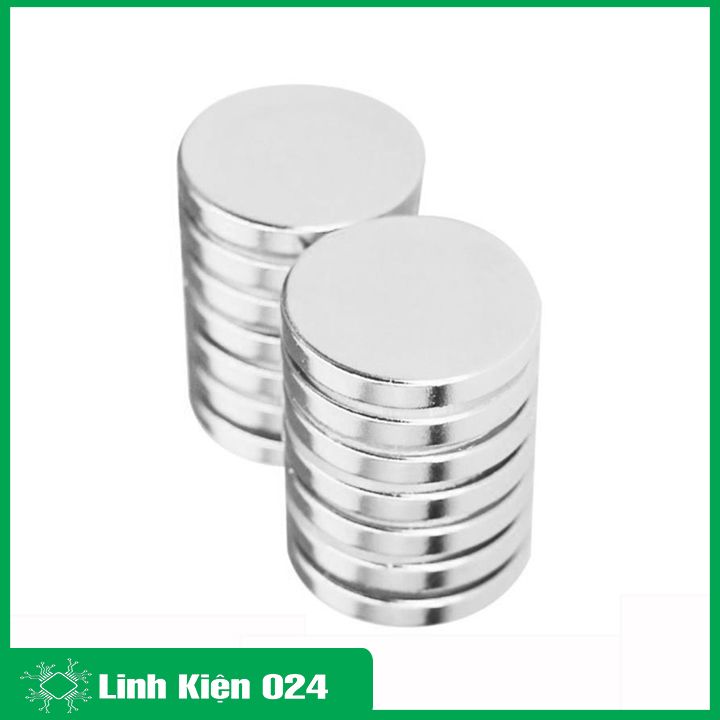 Bộ 2 Viên Nam Châm Đất Hiếm 12x5mm ( Từ Tính Hút Cực Mạnh )