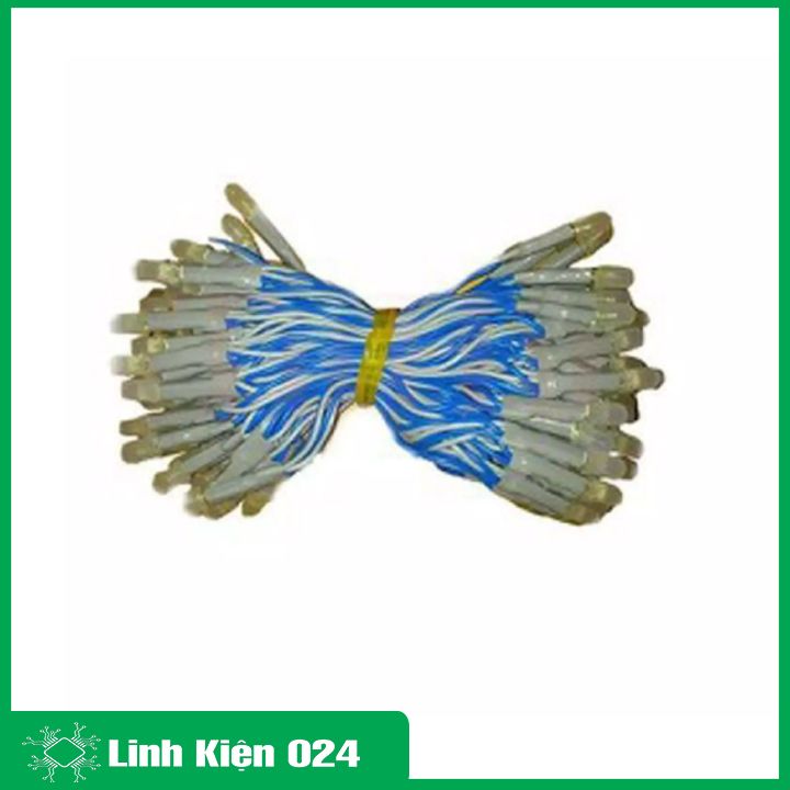 Cuộn 100 Bóng Led Liền Dây Ø5mm Đủ Màu