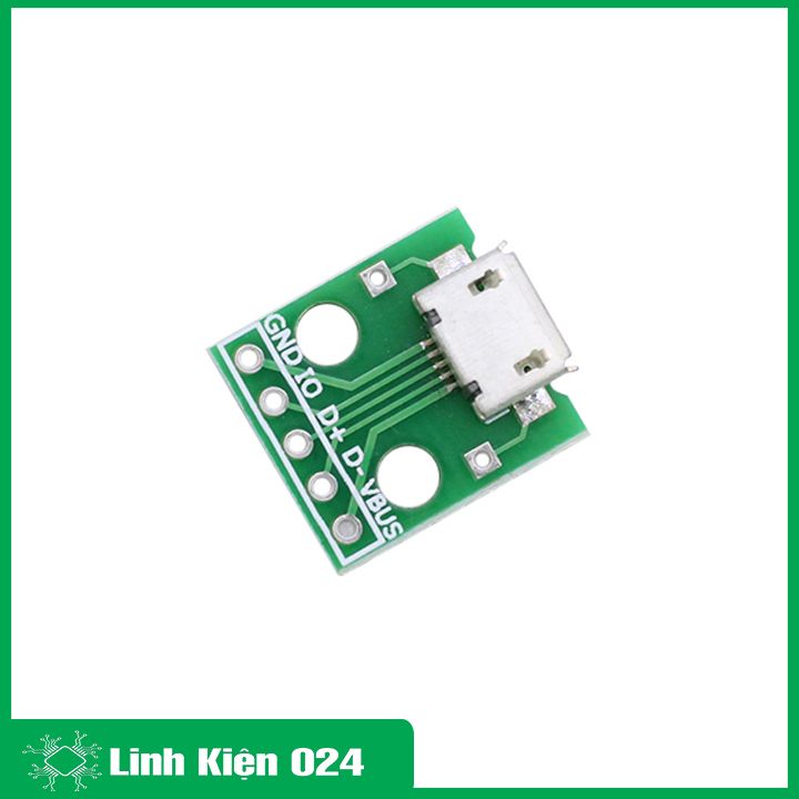 BO CHUYỂN MICRO USB-5P TO 2.54MIL DIP (K2H10-1)