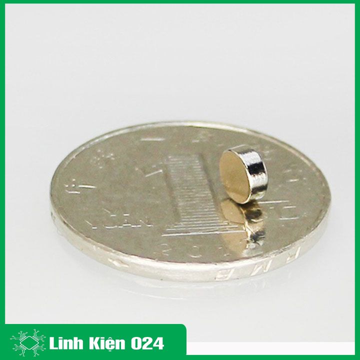 Bộ 50 Viên Nam Châm Đất Hiếm Tròn 5x2mm (Từ Tính Hút Cực Mạnh)