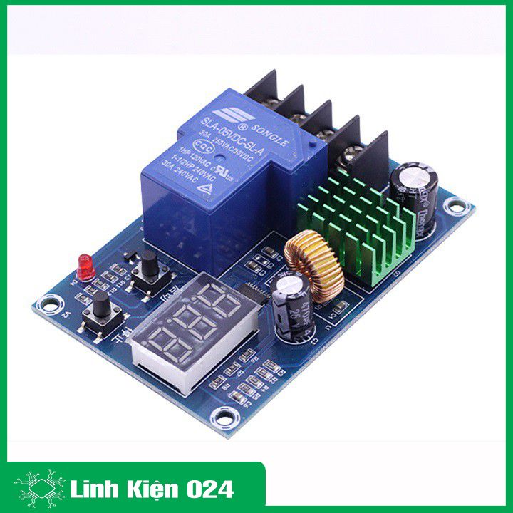 Mạch Đóng Ngắt Pin và Acquy 6-60V 30A Có Bảo Vệ Hiển Thị Điện Áp XH-M604 (K2B7)