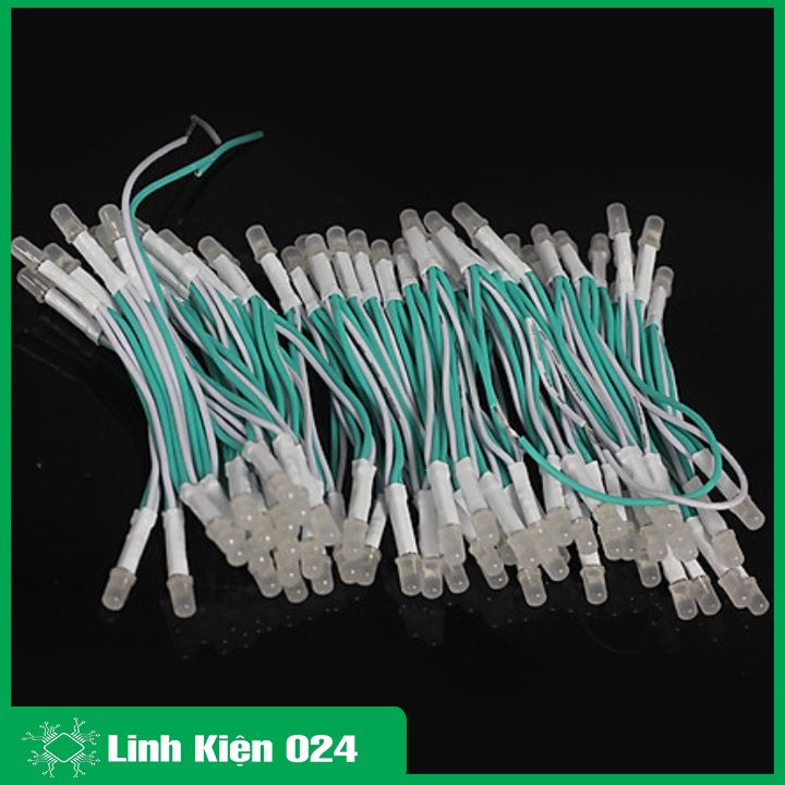 Cuộn 100 Bóng Led Liền Dây Ø5mm Đủ Màu
