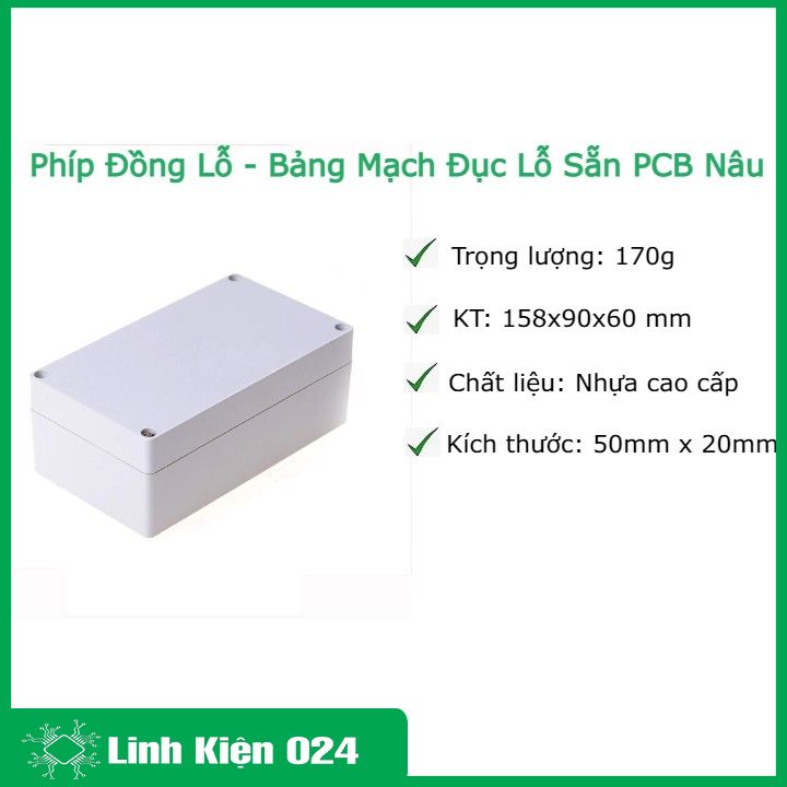 Hộp Nhựa 158x90x60mm - Chống Nước KT