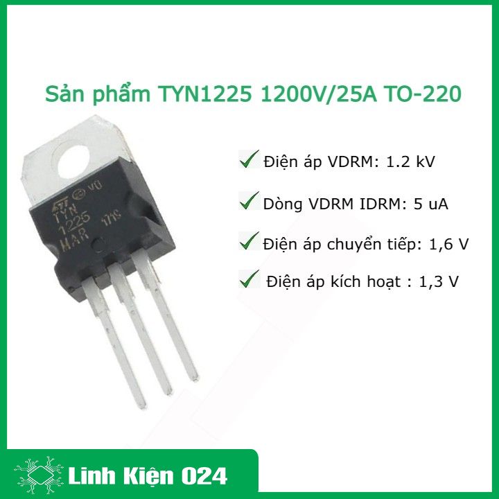 TYN1225 1200V/25A TO-220 (K9E1)