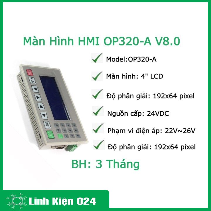Màn Hình HMI OP320-A V8.0 ( BH : 3 tháng )