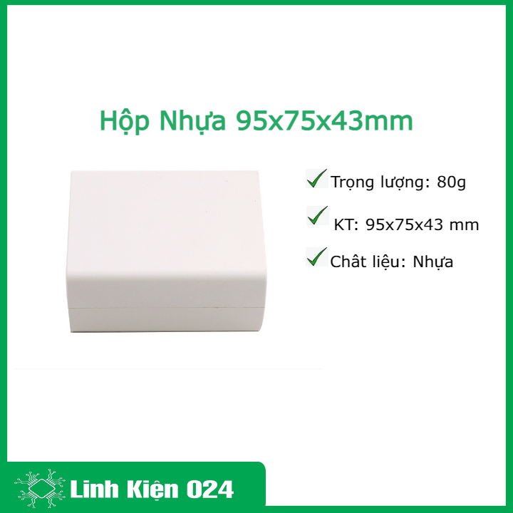 Hộp Nhựa 95x75x43mm