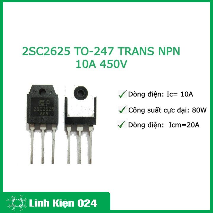 2SC2625 TO-247 TRANS NPN 10A 450V k9d1