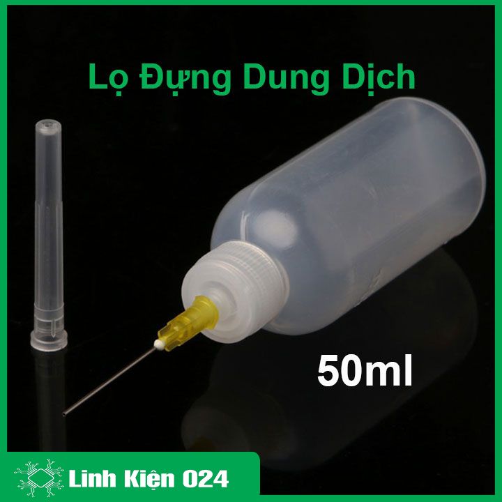 Lọ Đựng Dung Dịch 50Ml Kèm Kim Tiêm Tiện Lợi