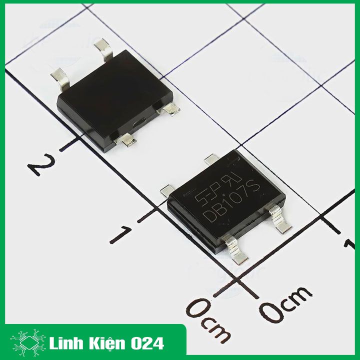 Diode Cầu 1A Dán DB107S