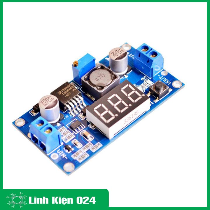 Module Buck Hạ Áp LM2596 Màn Hình Hiển Thị Led In 4-40V Out 1.25-37V 3A (K2F8)