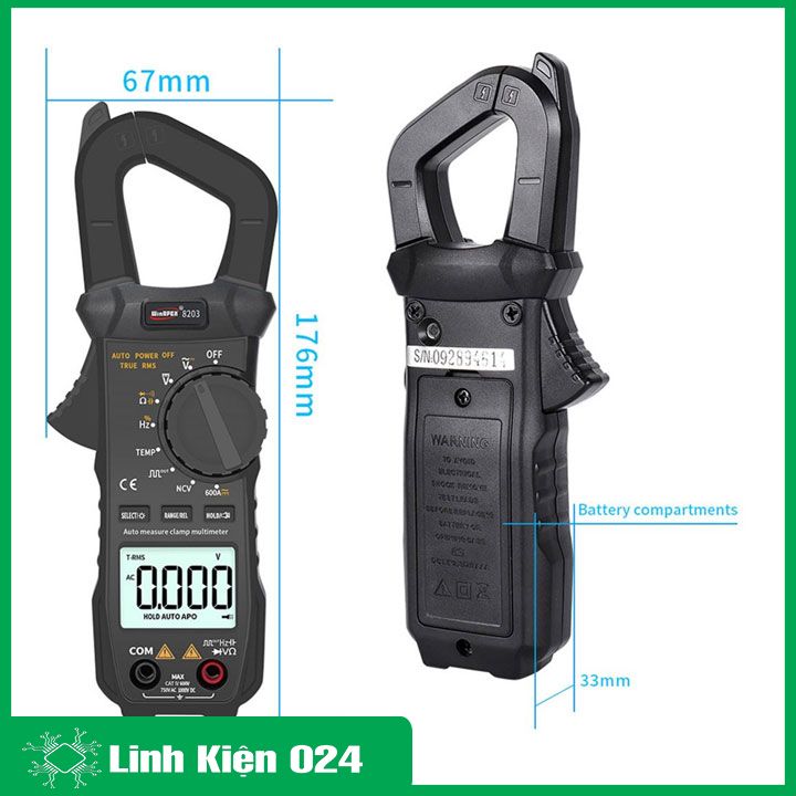 Đồng Hồ Kẹp Dòng Winapex 8203