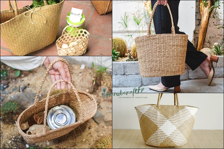 Túi cói tạo nên xu hướng thời trang cách tân kiểu mới