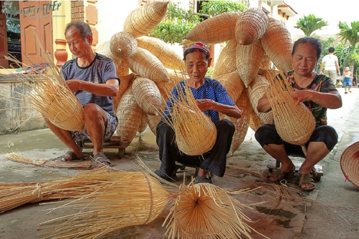 Những làng nghề đan thủ công bằng tre nổi tiếng của người Việt