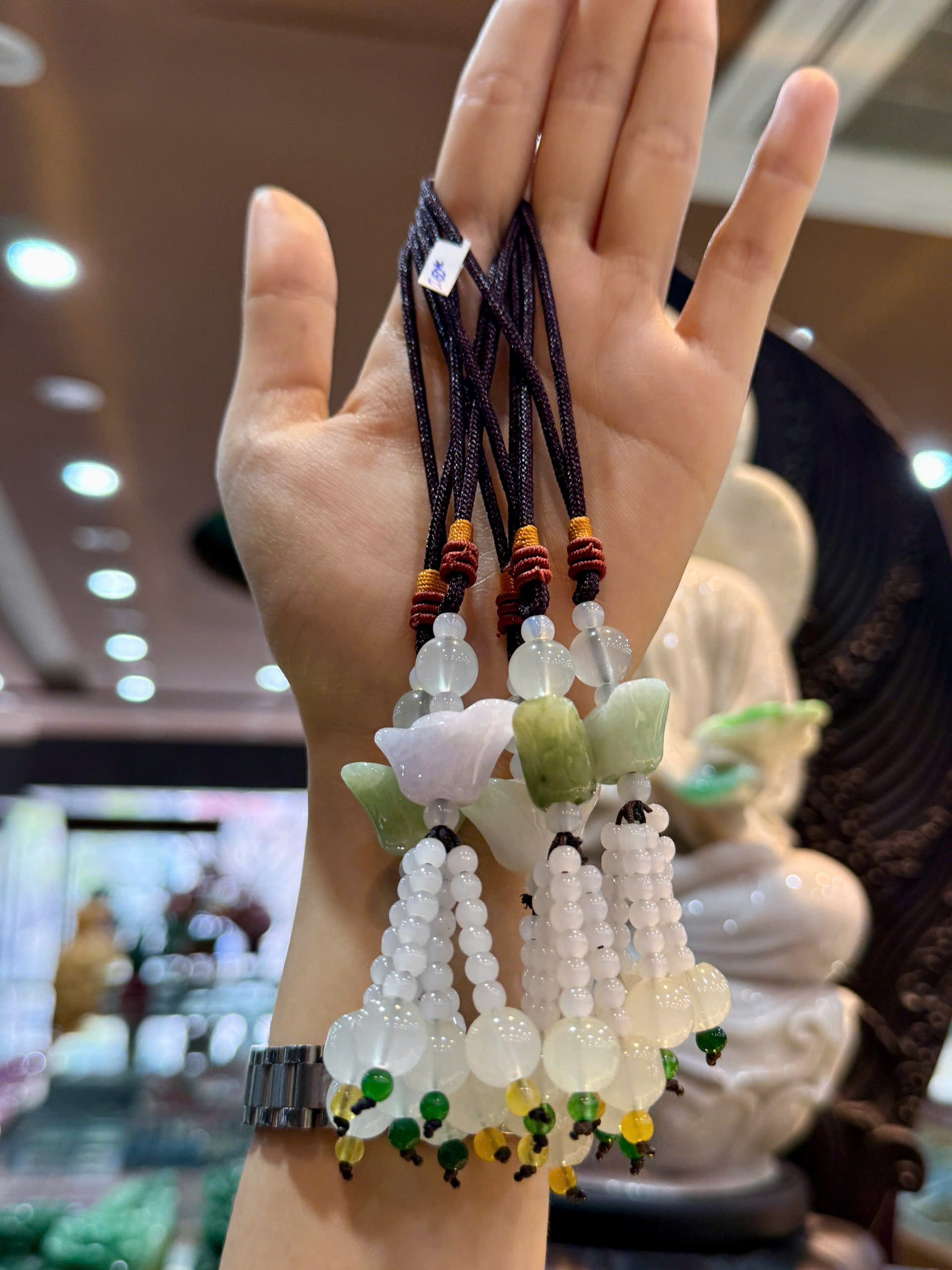Khánh Treo Xe Ngọc Phỉ Thúy Tác Phẩm Hộ Thân, Điều Hòa Trường Khí