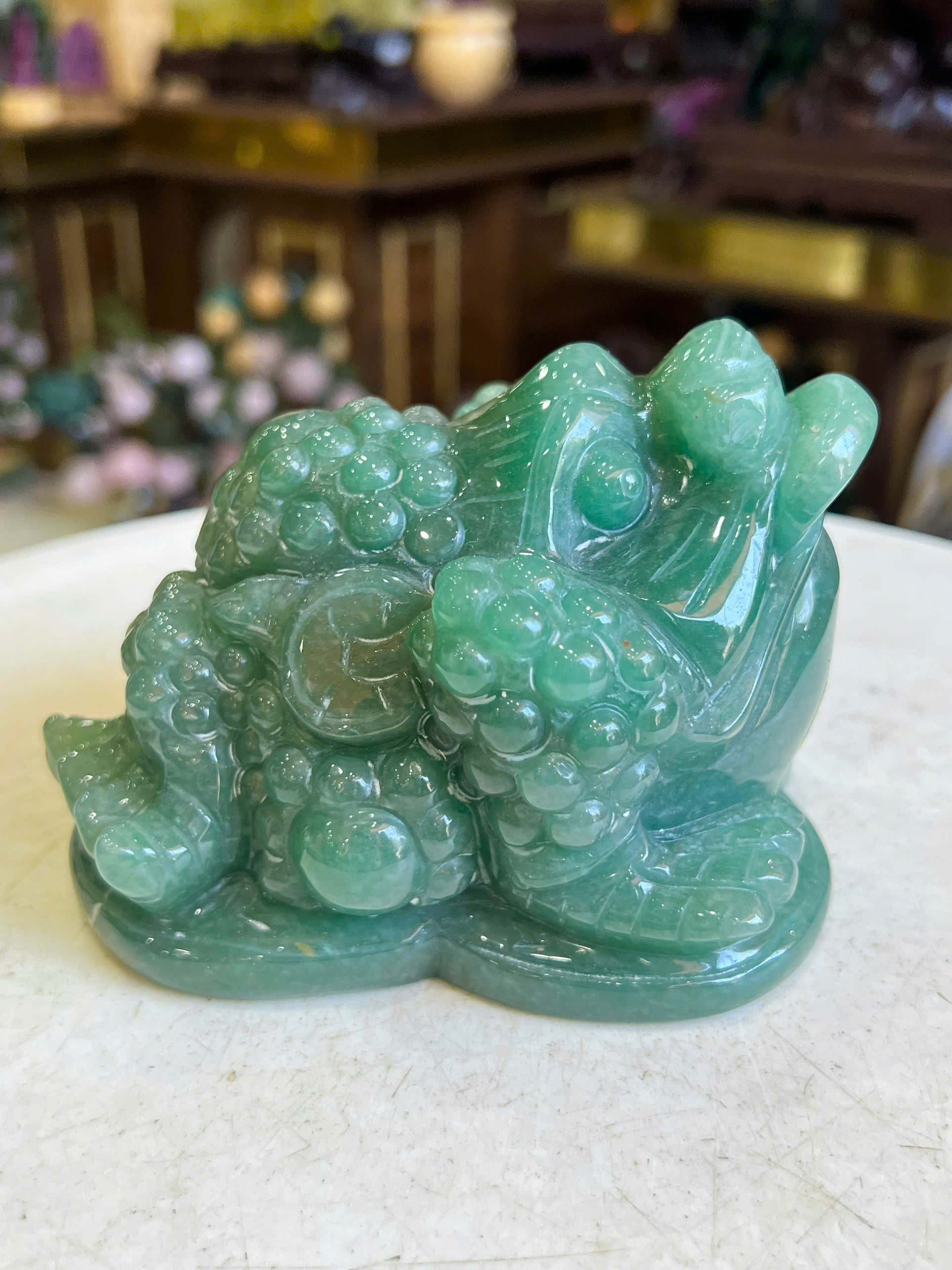 Thiềm Thừ Thạch Anh Xanh – Kiệt Tác Chiêu Tài Mở Vận, Thu Hút Cơ Hội Và Thịnh Vượng Bền Vững