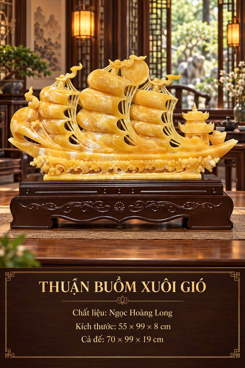 Thuận Buồm Xuôi Gió Ngọc Hoàng Long Vương Giả Chiêu Tài Đắc Lộc