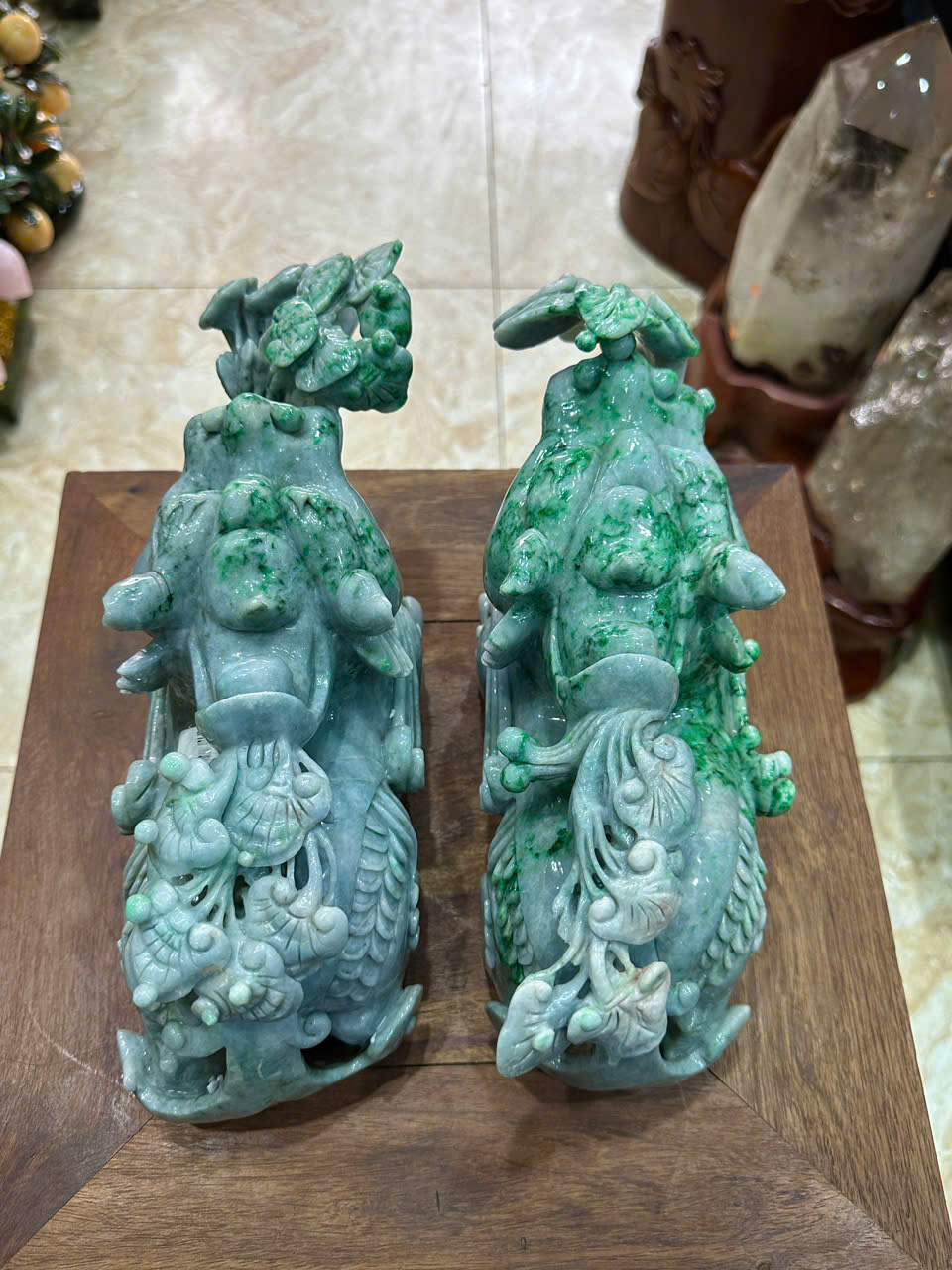 Cặp Tỳ Hưu Ngọc Phỉ Thúy – Đại kiệt tác chiêu tài giữ của, trấn trạch bảo an và khẳng định đẳng cấp vương giả
