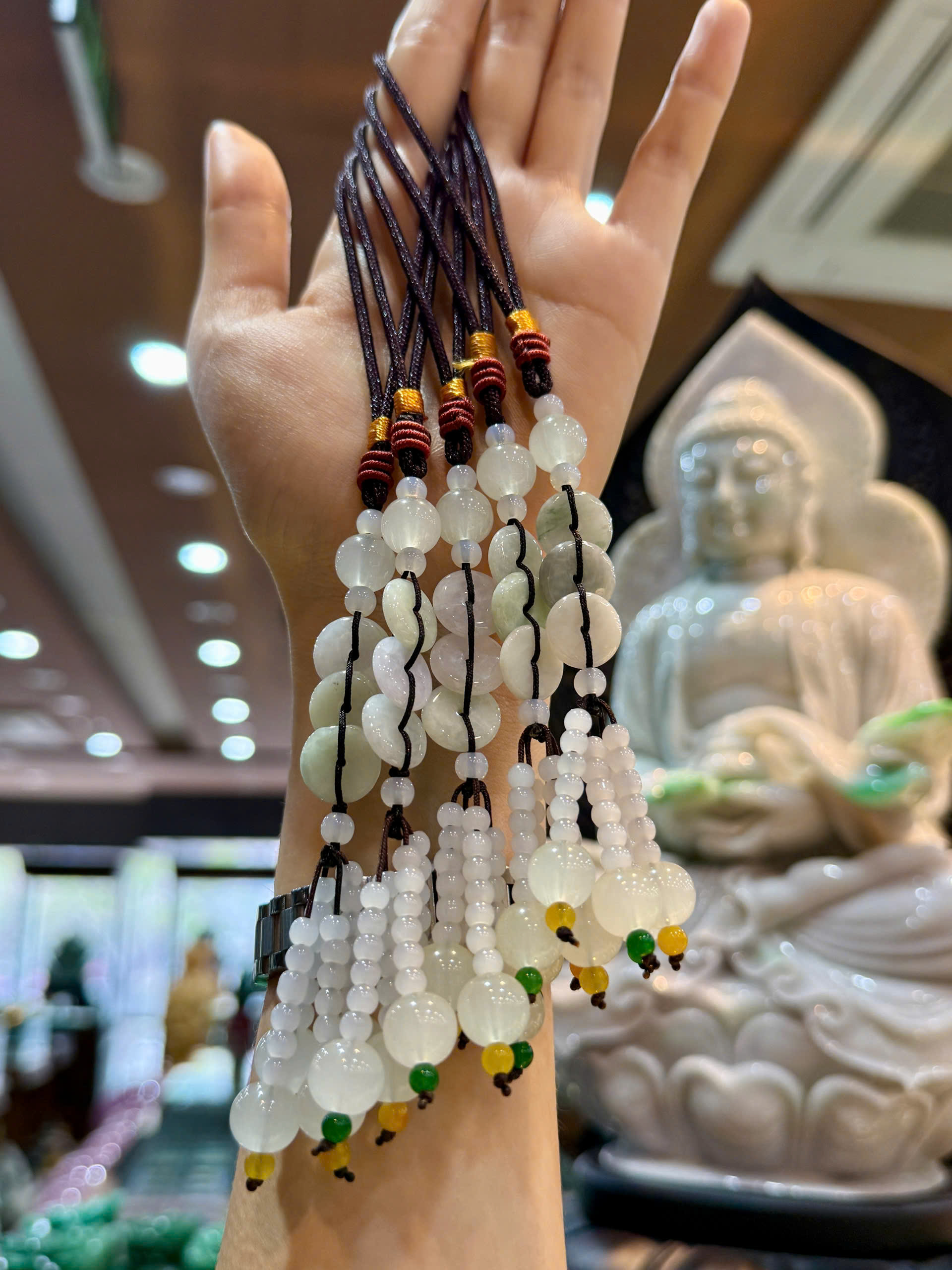 Khánh Treo Xe Ngọc Phỉ Thúy Tác Phẩm Hộ Thân, Điều Hòa Trường Khí