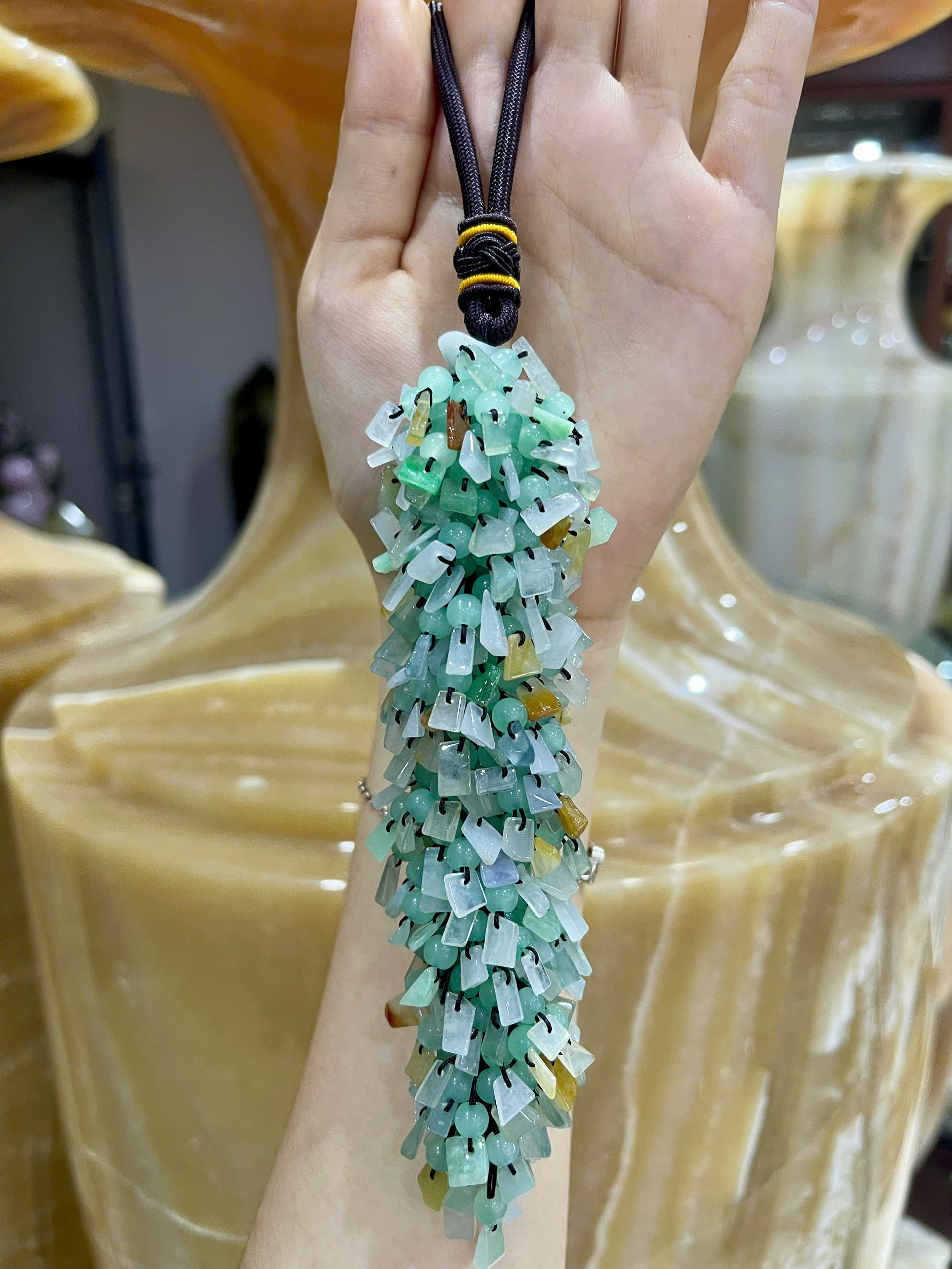 Khánh Treo Xe Ngọc Phỉ Thúy Tác Phẩm Hộ Thân, Hóa Giải Xung Sát